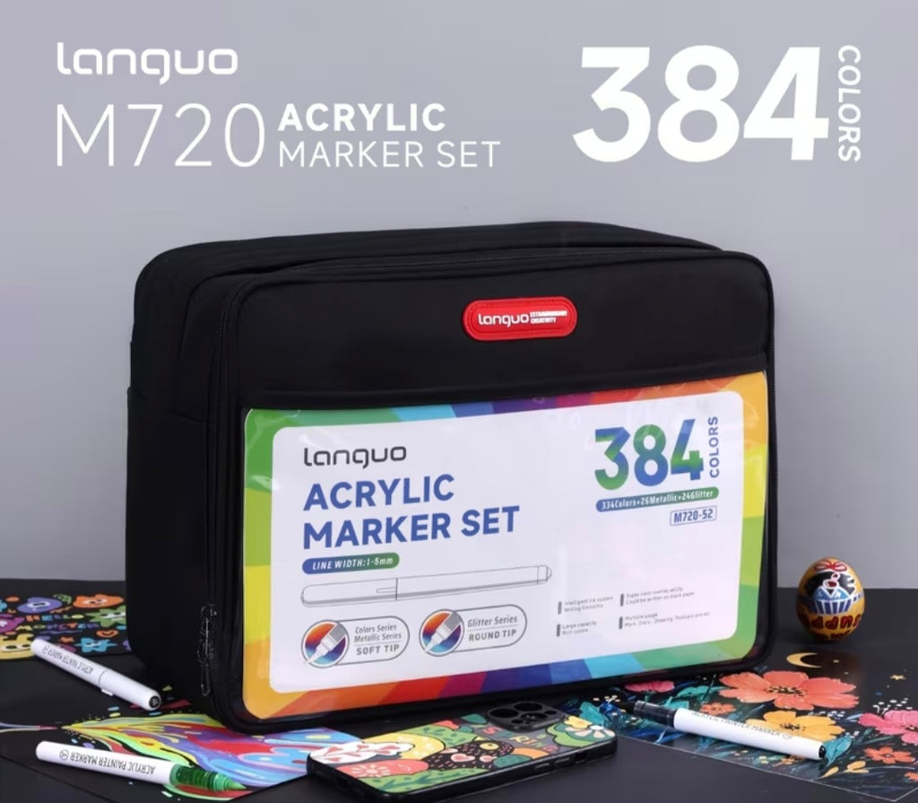 Languo M720- 384 feutres acryliques