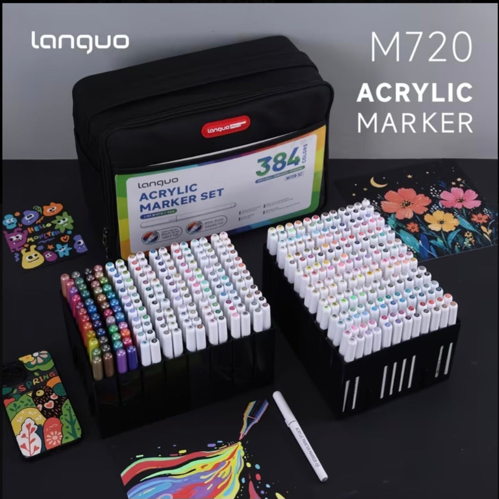 Languo M720- 384 feutres acryliques