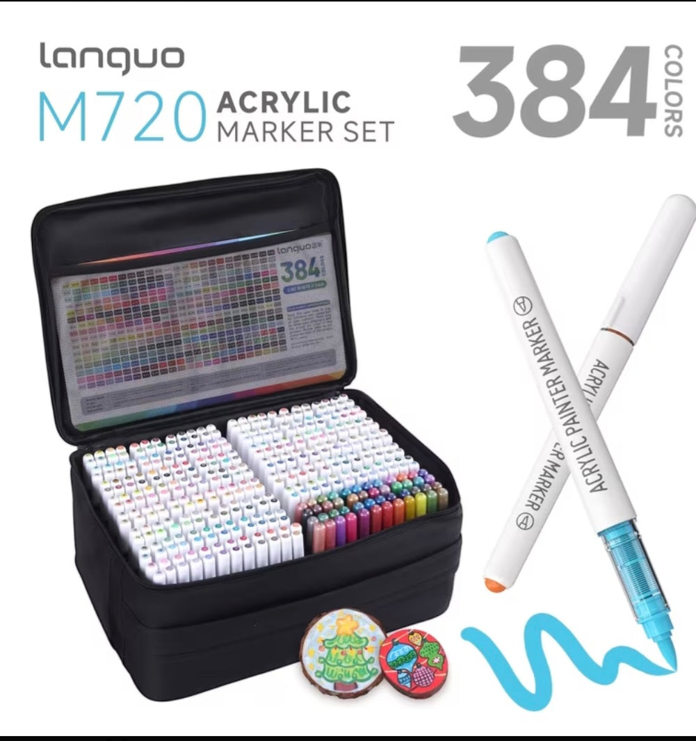 Languo M720- 384 feutres acryliques